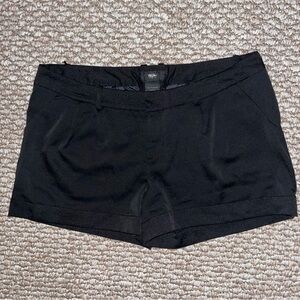 Y2K Black Dress Shorts